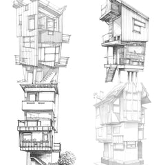 Contemporary Tiny House Coloring Book - CraftNest - Digital Crafting and Art