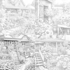 Farmers Garden Coloring Book - CraftNest - Digital Crafting and Art