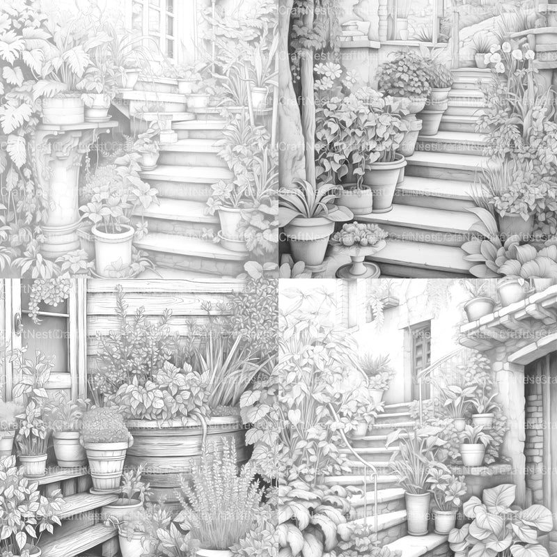 Herb Garden Coloring Book - CraftNest - Digital Crafting and Art