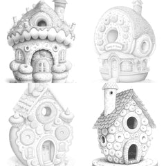 Donut House Coloring Book - CraftNest - Digital Crafting and Art