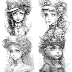 Victorian Boy Coloring Book - CraftNest - Digital Crafting and Art