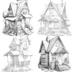 Ranch Tiny House Coloring Book - CraftNest - Digital Crafting and Art