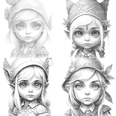 Gothic Girl Coloring Book - CraftNest - Digital Crafting and Art