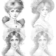 Viking Girl Coloring Book - CraftNest - Digital Crafting and Art