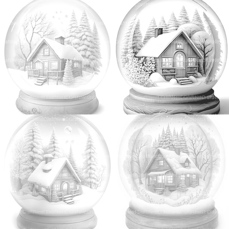 Snowball Cabin Coloring Book - CraftNest - Digital Crafting and Art