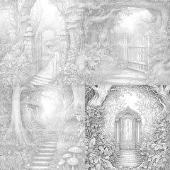 Forest Gate Coloring Book 2 - CraftNest - Digital Crafting and Art