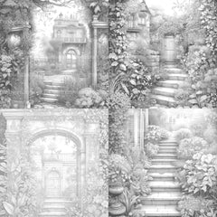Secret Garden Coloring Book - CraftNest - Digital Crafting and Art