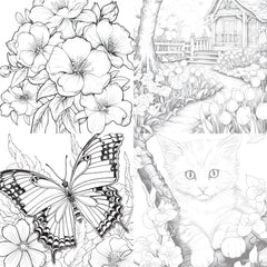 Springtime Garden Coloring Book - CraftNest - Digital Crafting and Art