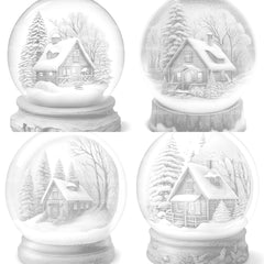 Snowball Cabin Coloring Book - CraftNest - Digital Crafting and Art