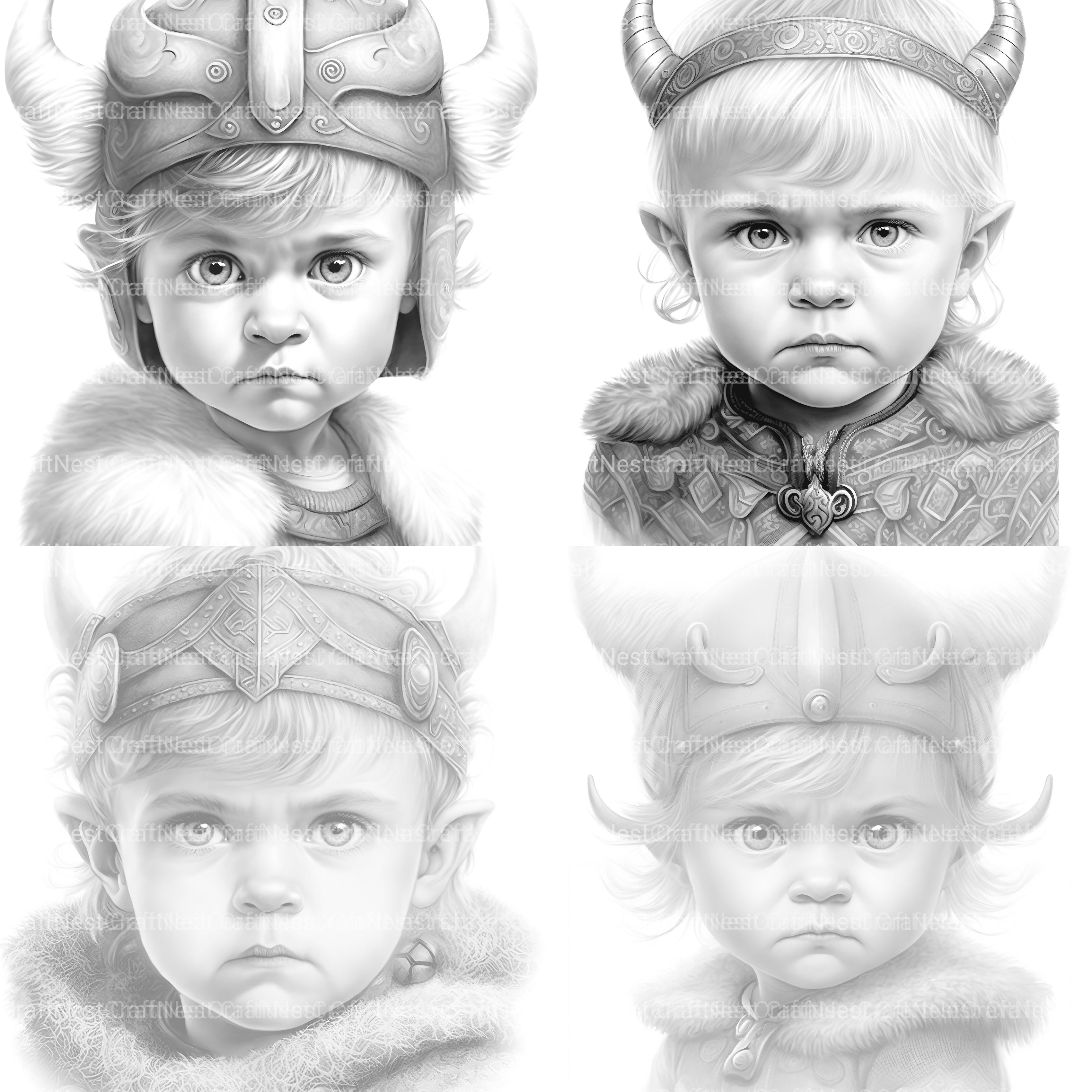 Winter Girl Coloring Book 2 - CraftNest - Digital Crafting and Art