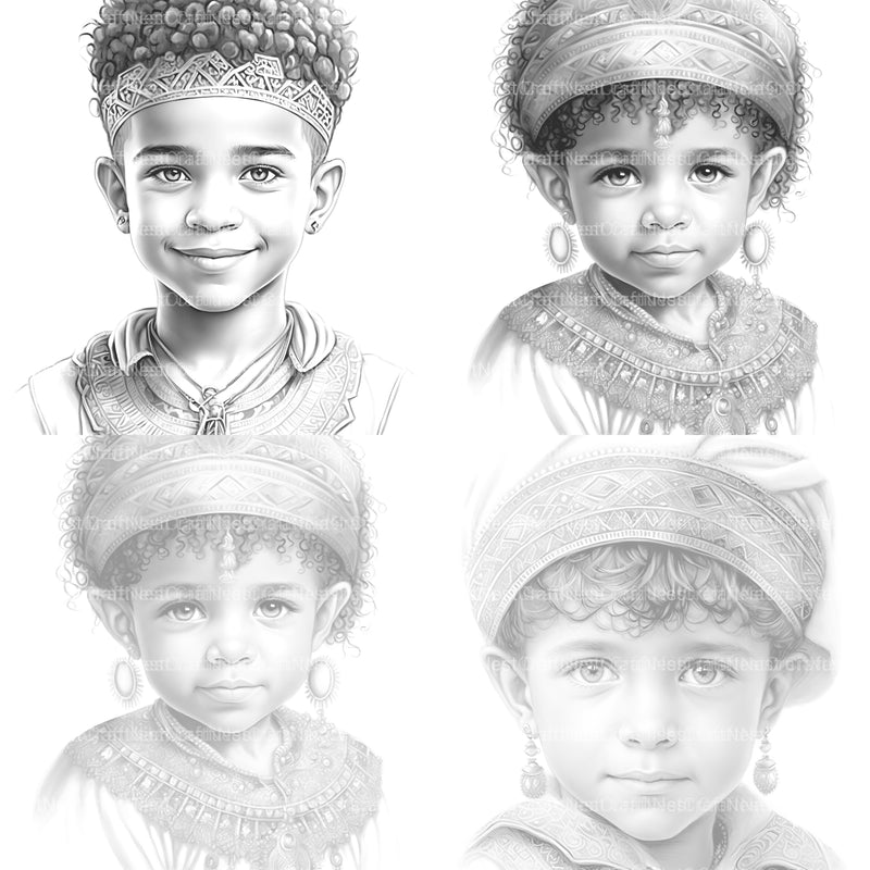 Cute Girl Coloring Book - CraftNest - Digital Crafting and Art