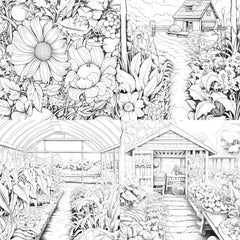 Farmers Garden Coloring Book 2 - CraftNest - Digital Crafting and Art