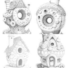 Donut House Coloring Book - CraftNest - Digital Crafting and Art