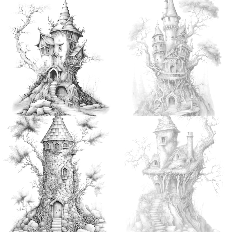 Fairy Fort Coloring Book - CraftNest - Digital Crafting and Art