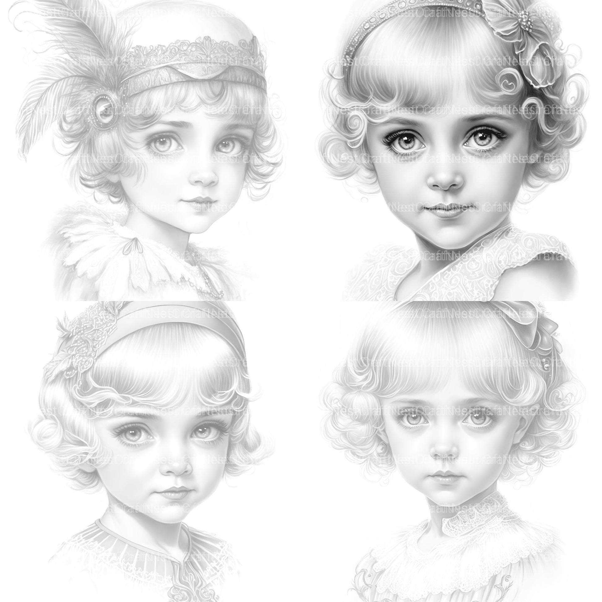 Cyborg Girl Coloring Book - CraftNest - Digital Crafting and Art