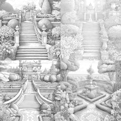 Formal Garden Coloring Book - CraftNest - Digital Crafting and Art
