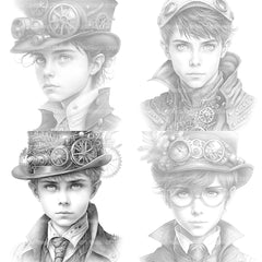 Young Woman Coloring Book - CraftNest - Digital Crafting and Art