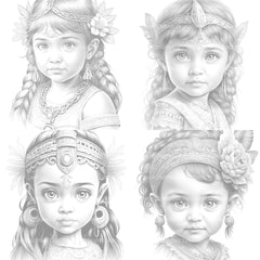 Maya Boy Coloring Book - CraftNest - Digital Crafting and Art