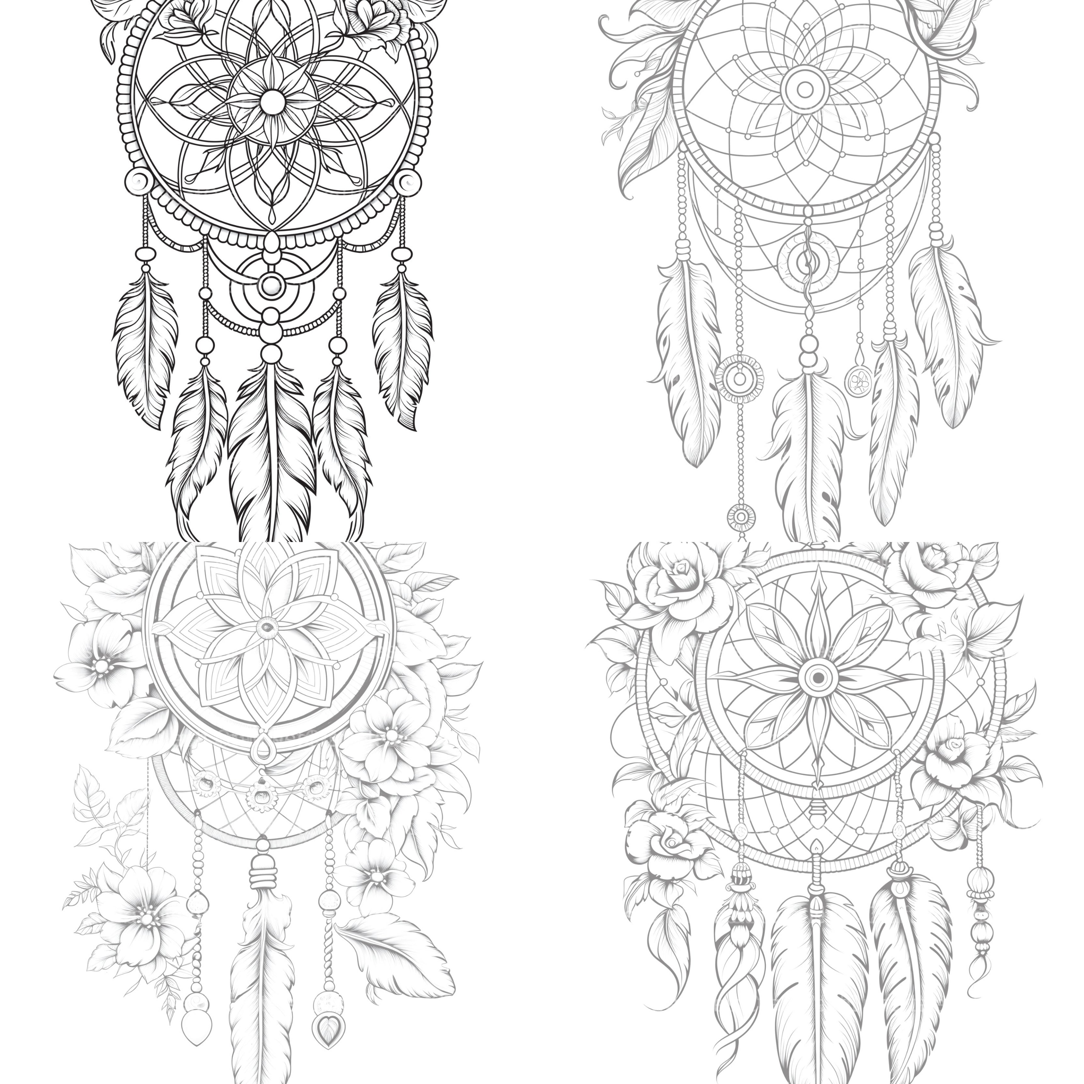 Dreamcatcher Coloring Book - CraftNest - Digital Crafting and Art