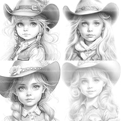 Flower Girl Coloring Book 2 - CraftNest - Digital Crafting and Art