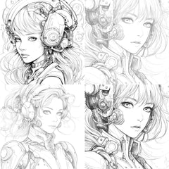 Druid Girl Coloring Book - CraftNest - Digital Crafting and Art