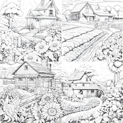 Farmers Garden Coloring Book 2 - CraftNest - Digital Crafting and Art