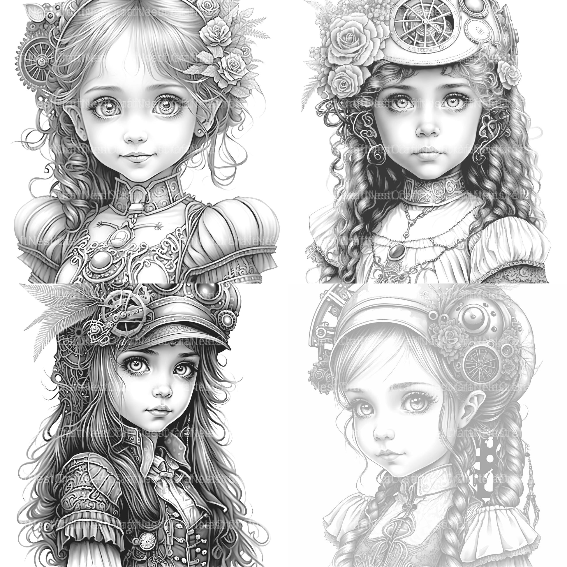 Victorian Boy Coloring Book - CraftNest - Digital Crafting and Art