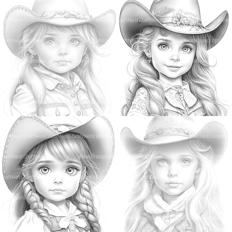 Flower Girl Coloring Book 2 - CraftNest - Digital Crafting and Art