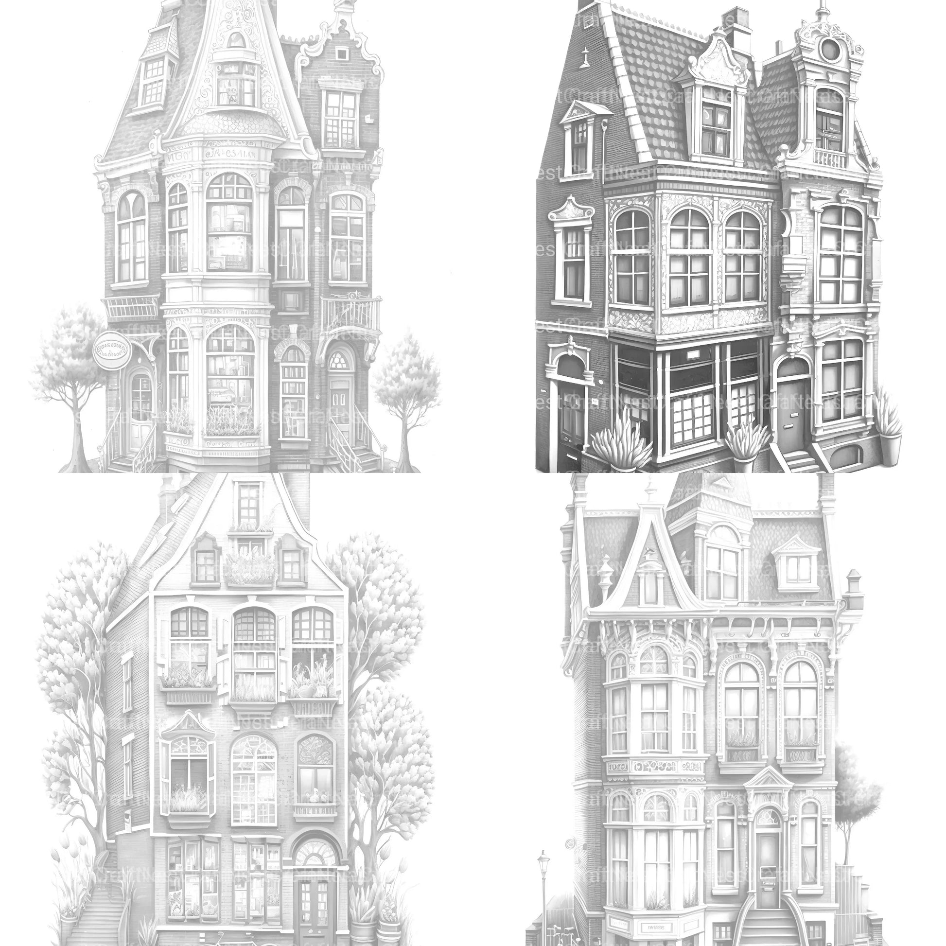 Brazilian Tiny House Coloring Book - CraftNest - Digital Crafting and Art