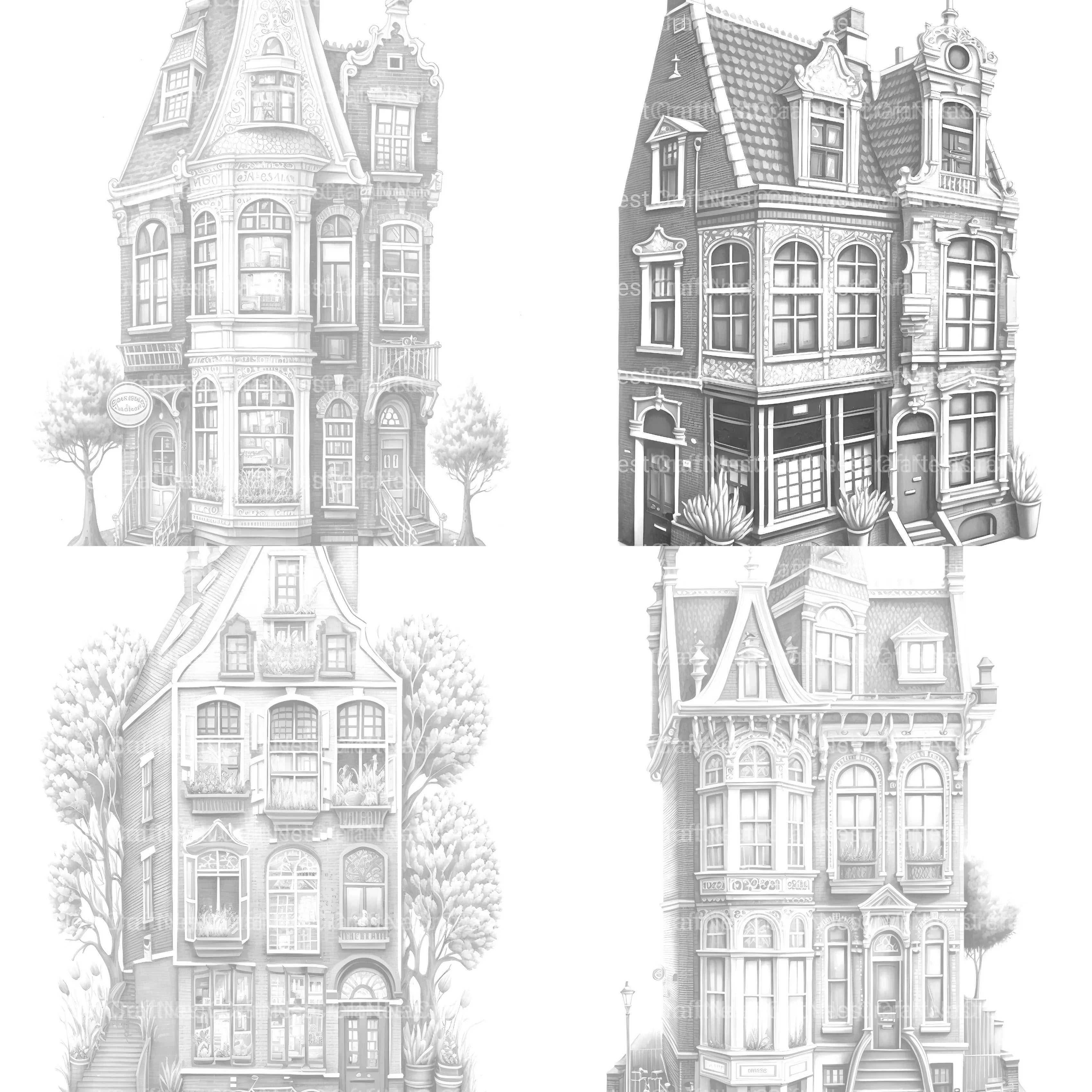 Brazilian Tiny House Coloring Book - CraftNest - Digital Crafting and Art