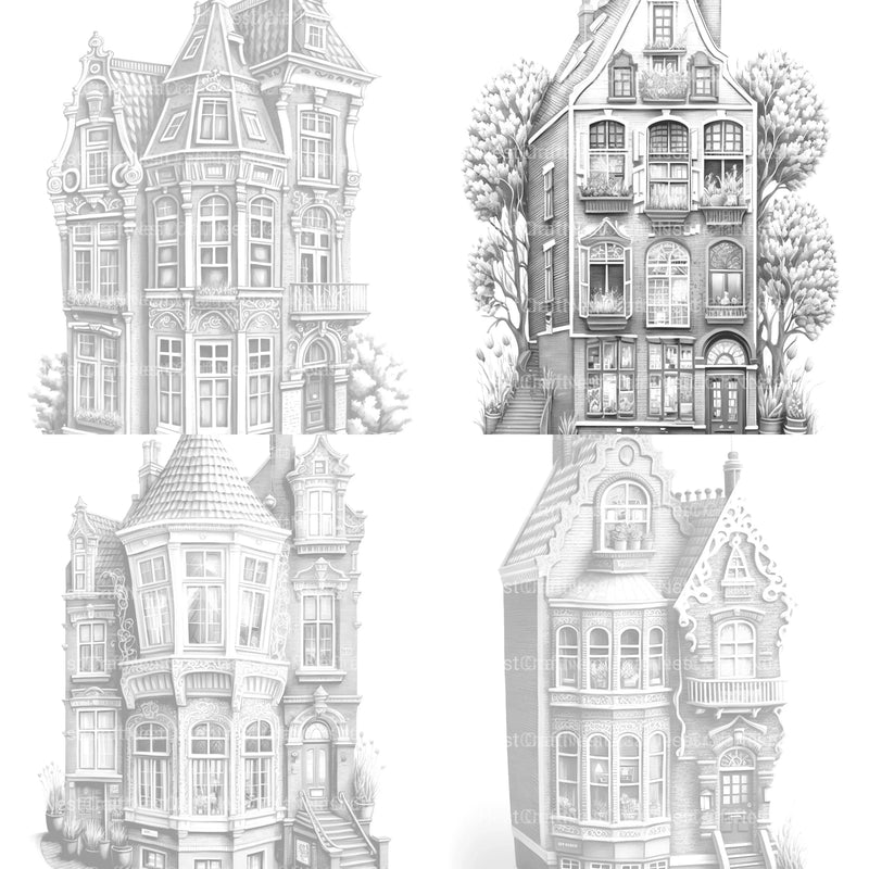 Brazilian Tiny House Coloring Book - CraftNest - Digital Crafting and Art