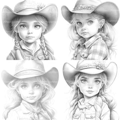 Flower Girl Coloring Book 2 - CraftNest - Digital Crafting and Art