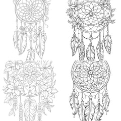Dreamcatcher Coloring Book - CraftNest - Digital Crafting and Art