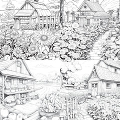 Farmers Garden Coloring Book 2 - CraftNest - Digital Crafting and Art