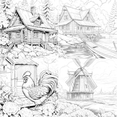 Country Life Coloring Book - CraftNest - Digital Crafting and Art