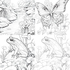 Springtime Garden Coloring Book - CraftNest - Digital Crafting and Art
