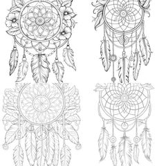 Dreamcatcher Coloring Book - CraftNest - Digital Crafting and Art