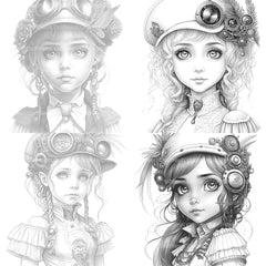 Victorian Boy Coloring Book - CraftNest - Digital Crafting and Art