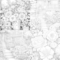 Spring Garden Coloring Book - CraftNest - Digital Crafting and Art