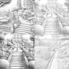 Formal Garden Coloring Book - CraftNest - Digital Crafting and Art