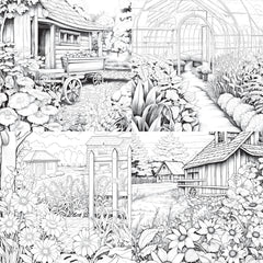 Farmers Garden Coloring Book 2 - CraftNest - Digital Crafting and Art