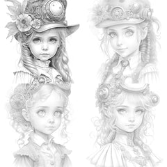 Victorian Boy Coloring Book - CraftNest - Digital Crafting and Art