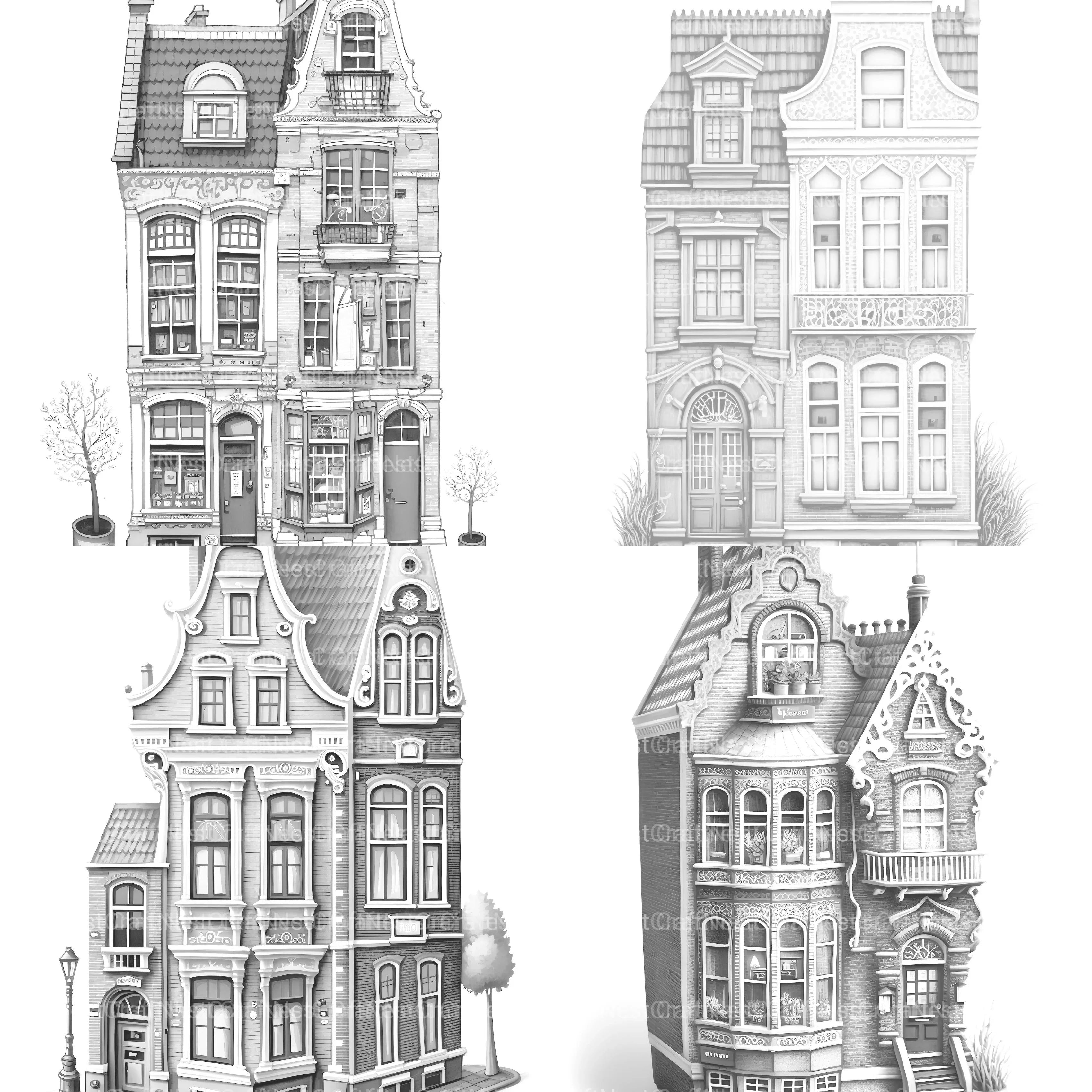 Brazilian Tiny House Coloring Book - CraftNest - Digital Crafting and Art