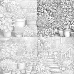 Herb Garden Coloring Book - CraftNest - Digital Crafting and Art