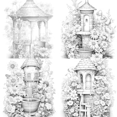 Wishing Well Coloring Book - CraftNest - Digital Crafting and Art