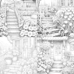 Spring Garden Coloring Book - CraftNest - Digital Crafting and Art