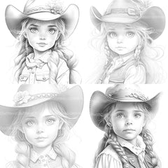 Flower Girl Coloring Book 2 - CraftNest - Digital Crafting and Art