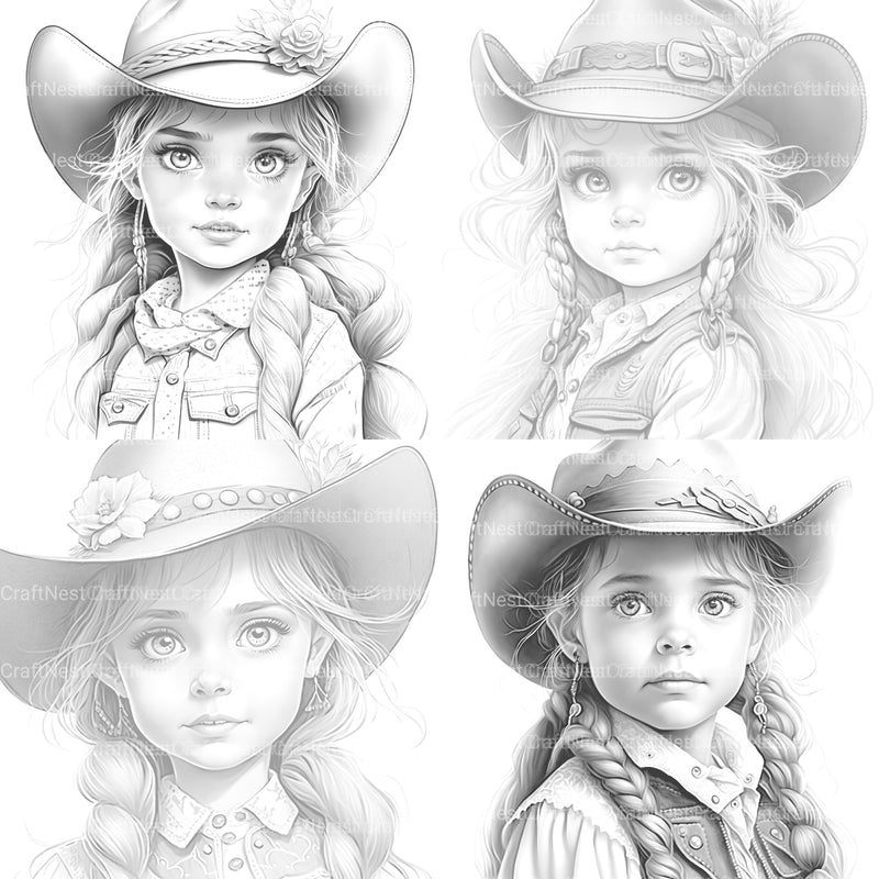 Flower Girl Coloring Book 2 - CraftNest - Digital Crafting and Art