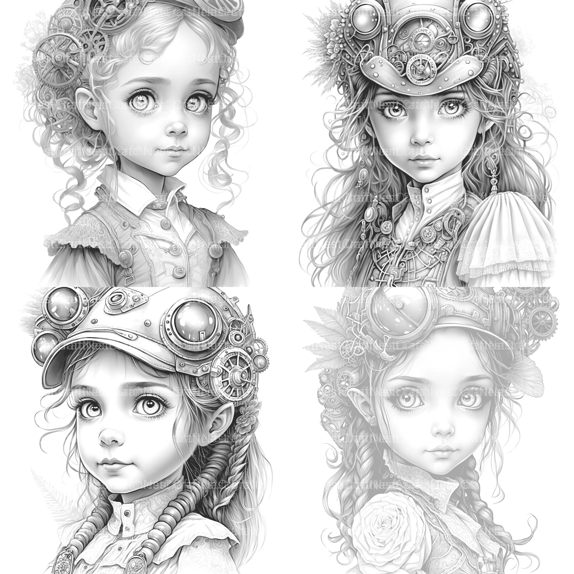 Victorian Boy Coloring Book - CraftNest - Digital Crafting and Art