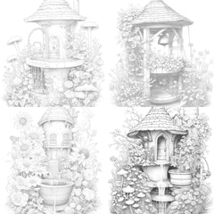Wishing Well Coloring Book - CraftNest - Digital Crafting and Art